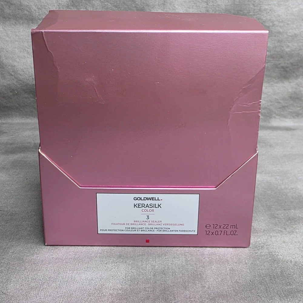 Goldwell Kerasilk Color 3 Brilliance Sealer‎ 12 Tubes x .7 fl oz